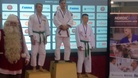 Podium joulupukin kanssa 